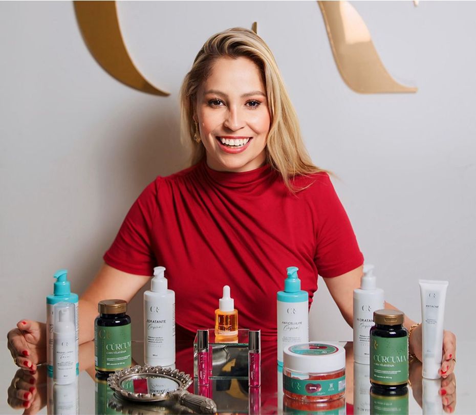 Linha de produtos CR dermocosméticos